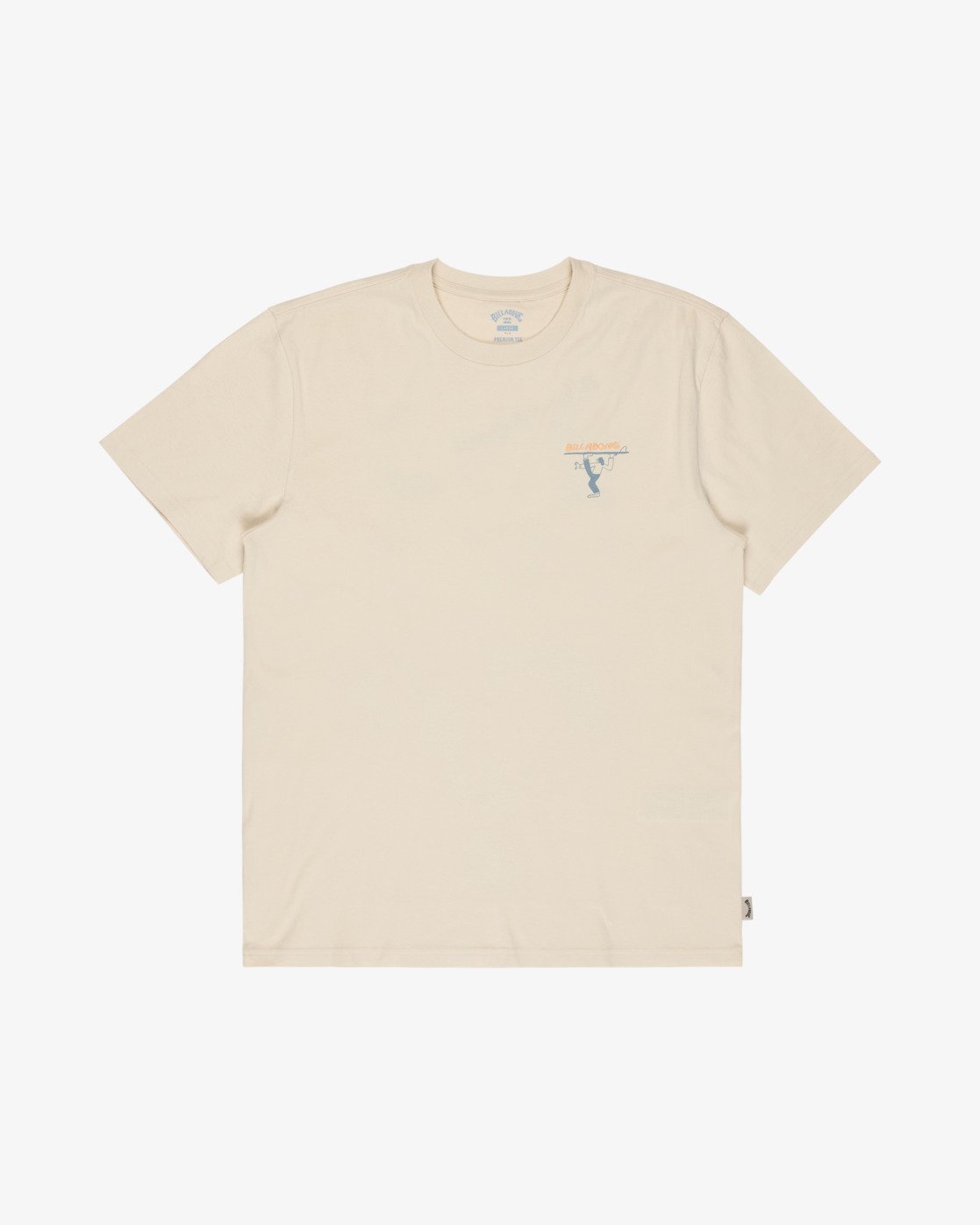 Camiseta de manga corta para hombre Billabong Ty Williams Carry On en color beige