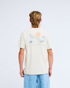 Camiseta de manga corta para hombre Billabong Ty Williams Carry On en color beige