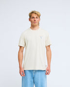 Camiseta de manga corta para hombre Billabong Ty Williams Carry On en color beige