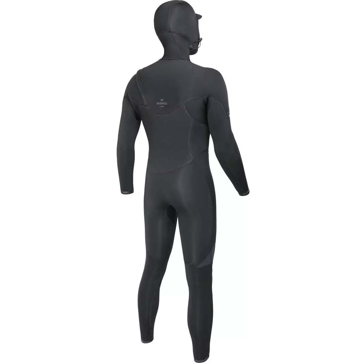 Traje de neopreno para hombre con capucha Soöruz Fighter Hood 4 3 mm Chest Zip negro