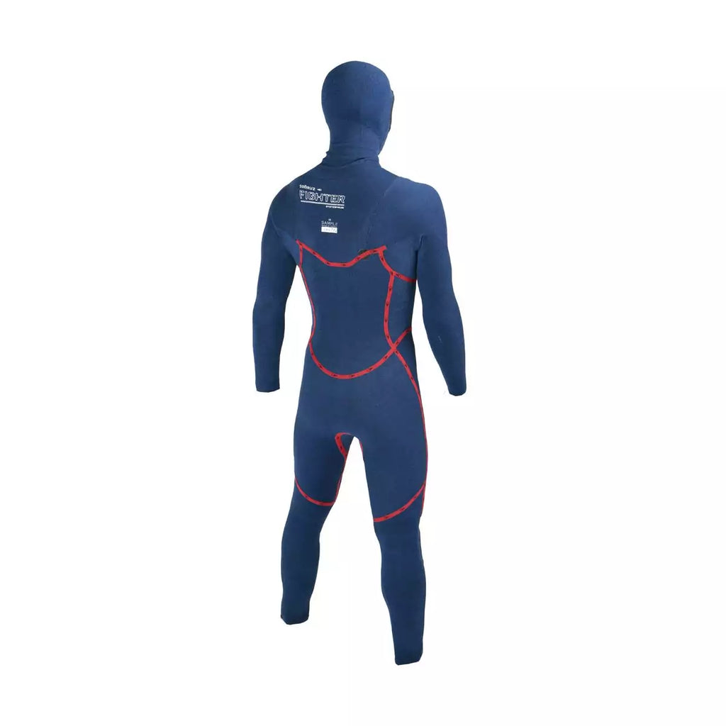 Traje de neopreno para hombre con capucha Soöruz Fighter Hood 4 3 mm Chest Zip negro