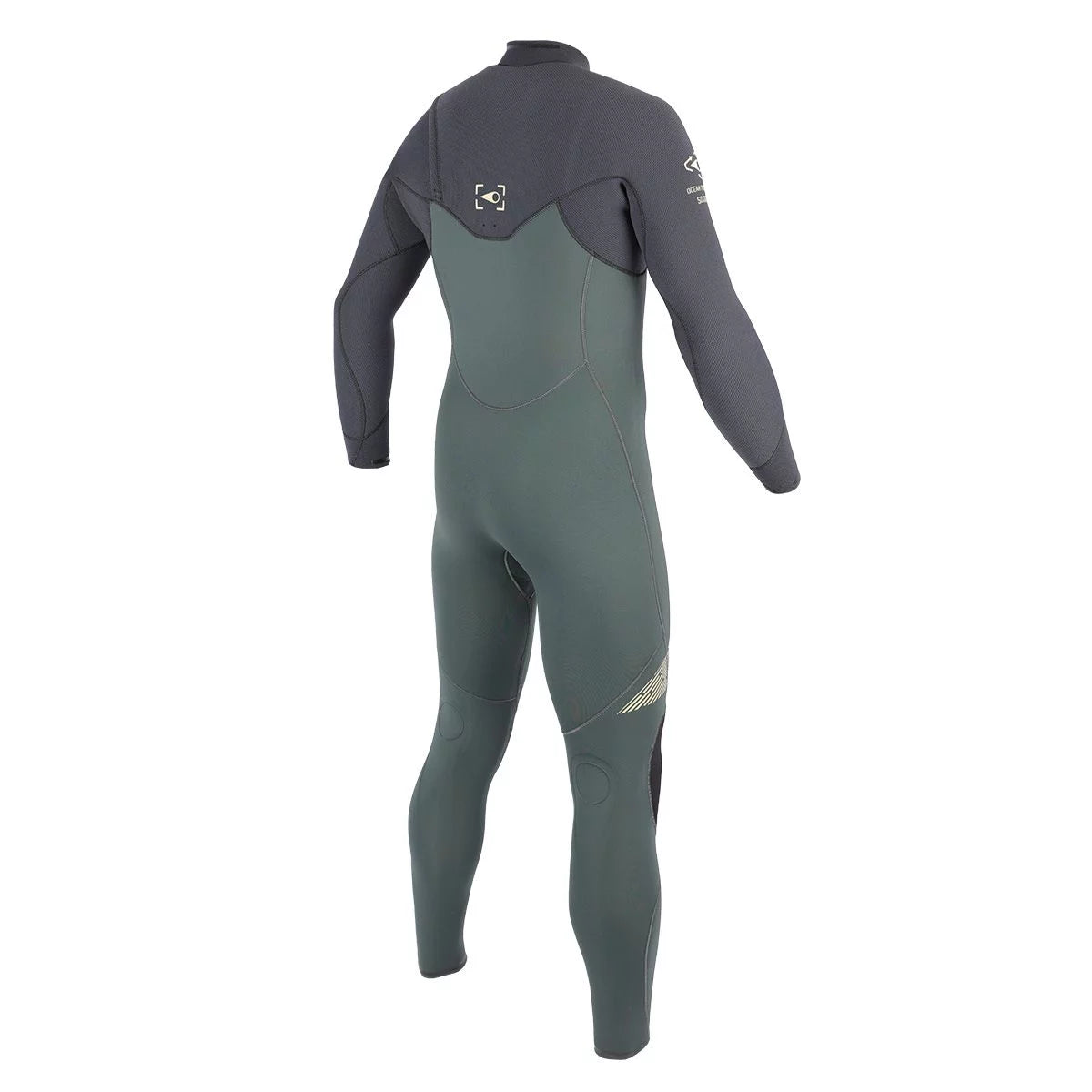 Traje de neopreno para hombre Soöruz Guru Pro 4 3 mm Chest Zip caqui