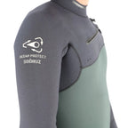 Traje de neopreno para hombre Soöruz Guru Pro 4 3 mm Chest Zip caqui