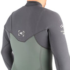 Traje de neopreno para hombre Soöruz Guru Pro 4 3 mm Chest Zip caqui