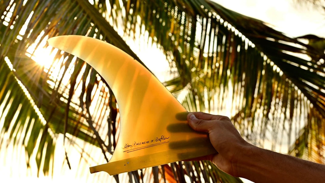 Quilla central de fibra de vidrio para longboard Deflow Dan Pascacio 10.5 Single Fin