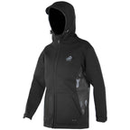 Chaqueta de neopreno cortavientos de 1mm con capucha y cremallera Soöruz Southside Zip color negro