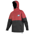 Chaqueta de neopreno cortavientos de 1mm con capucha para hombre Soöruz Outside color rojo