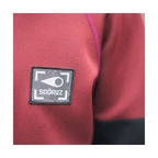 Chaqueta de neopreno cortavientos de 1mm con capucha para hombre Soöruz Outside color rojo