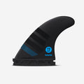Set de quillas de surf Futures John John Florence Alpha Small en color gris carbón