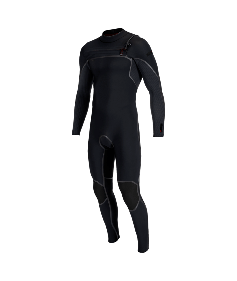 Traje de Neopreno O'Neill Hyperfreak Fire 5/4 Chest Zip Hombre - Black