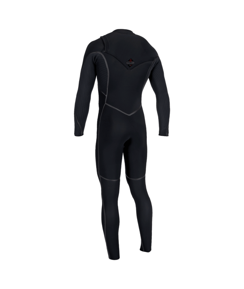 Traje de Neopreno O'Neill Hyperfreak Fire 5/4 Chest Zip Hombre - Black