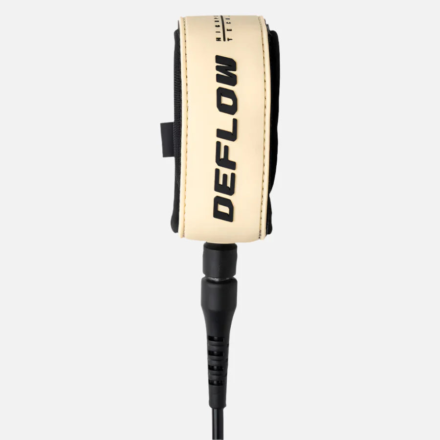 Invento de surf de alta resistencia Deflow Premium Brown Leash en color marrón