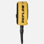 Invento de surf de alta resistencia Deflow Premium Mustard Leash en color amarillo mostaza