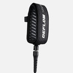 Invento de surf de alta resistencia Deflow Premium Black Leash en color negro