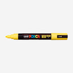 Marcador de pintura acrílica base agua Uni Posca PC-5M punta cónica amarillo