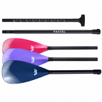 Remo de paddle surf de carbono y fibra de vidrio Aqua Marina Pastel Purple 3 piezas