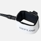 Invento de surf de alta competición Deflow Protech White Leash en color blanco