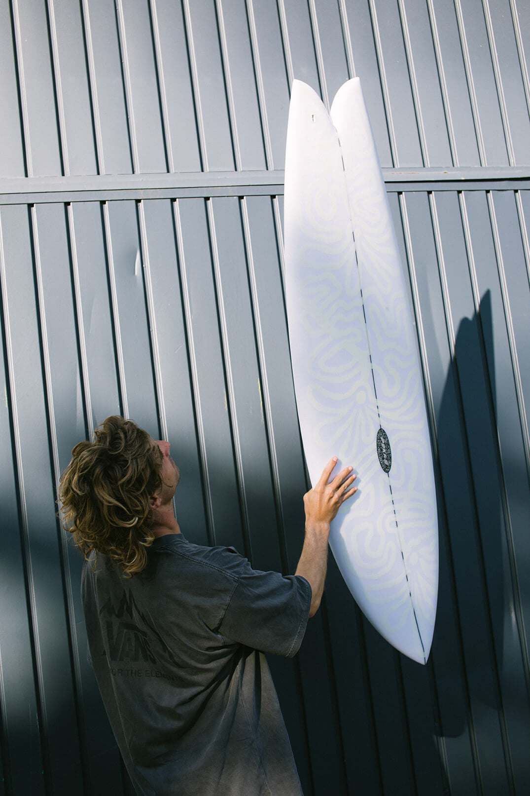 Tabla de surf twin fin Pukas Fish 5'9" con cola de golondrina
