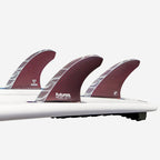 Set de quillas de surf Futures John John Florence Scimitar Vapor Core Large con punta recortada y diseño de carbono