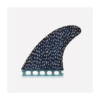 Set de quillas de surf de fibra de vidrio Captain Fin Co. Dane Reynolds Black Panther Small Single Tab en color negro