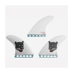 Set de quillas de surf de fibra de vidrio Captain Fin Co. Dane Reynolds Black Panther Small Single Tab en color negro