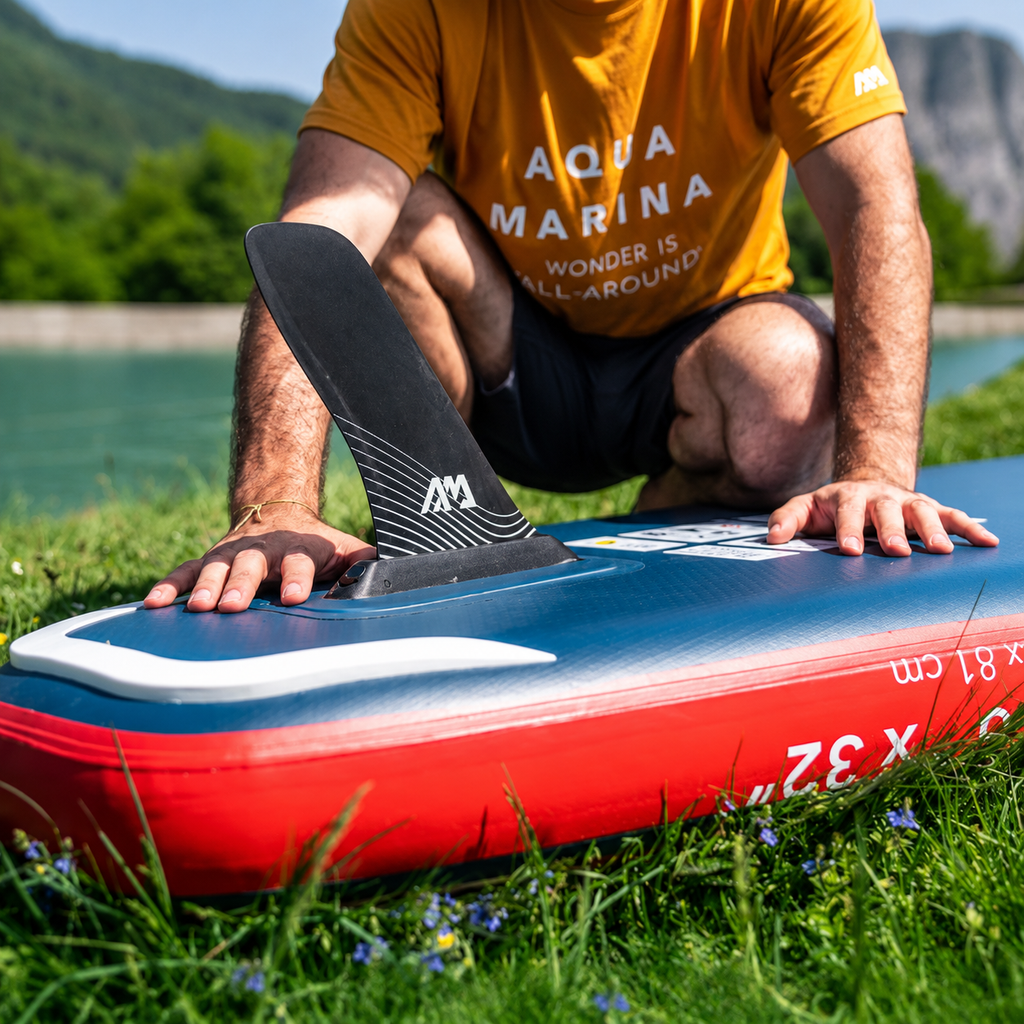 Quilla central de competición y travesía para paddle surf Aqua Marina Race Fin 24.5 cm