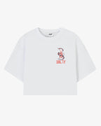 Camiseta de surf para mujer Salty Wild Tee con diseño gráfico en la espalda