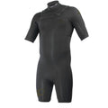 Traje de neopreno shorty manga corta para hombre Soöruz Fighter 2 2 mm Front Zip en color negro