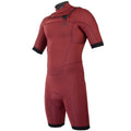 Traje de neopreno shorty para hombre Soöruz Fighter 2 2 mm Front Zip color rojo