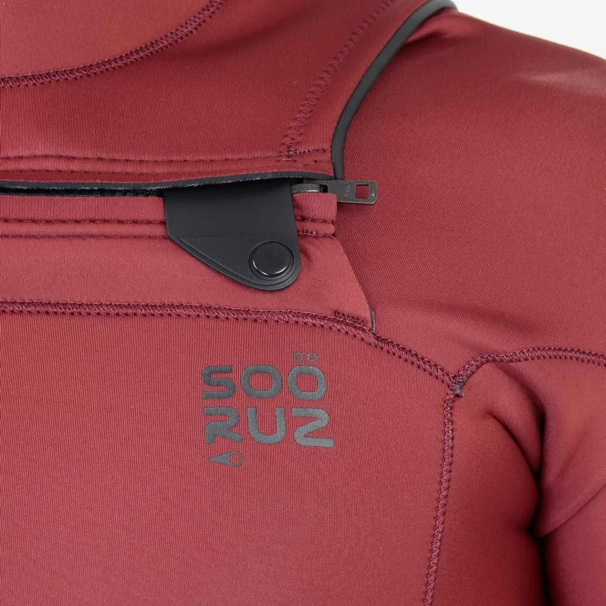 Traje de neopreno shorty para hombre Soöruz Fighter 2 2 mm Front Zip color rojo