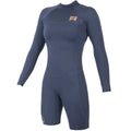 Traje de neopreno corto para mujer 2/2mm Soöruz Fly Back Zip color azul marino