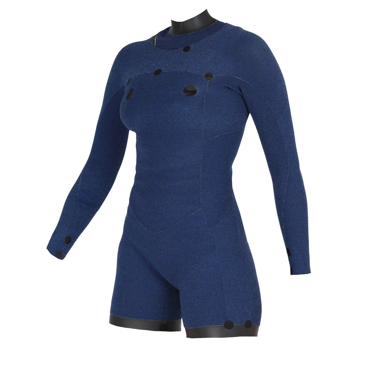 Traje de neopreno corto manga larga para mujer 2/2mm Soöruz Divine Front Zip color rosa