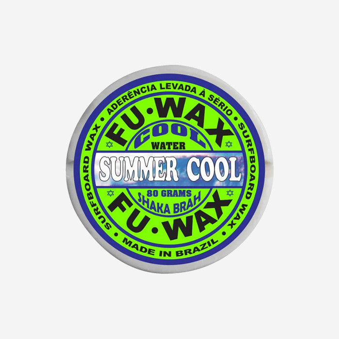 Taco de cera parafina para surf de agua templada Fu Wax Summer Cool