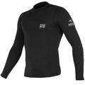 Top de neopreno de manga larga para hombre 1mm Soöruz Fighter Oysterprene color negro