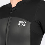Top de neopreno de manga larga con cremallera frontal para hombre 2/1mm Soöruz Fighter color negro