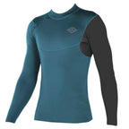 Top de neopreno de manga larga para hombre 1mm Soöruz Fighter color azul