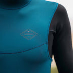 Top de neopreno de manga larga para hombre 1mm Soöruz Fighter color azul