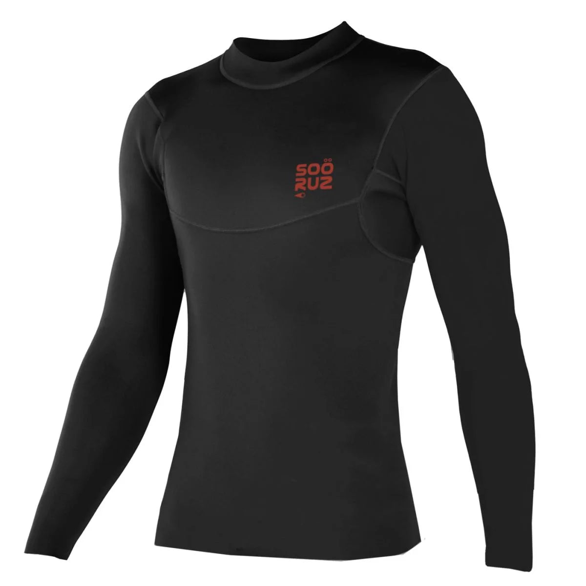 Camiseta térmica de neopreno manga larga para hombre Soöruz Fighter 1 1 mm negra