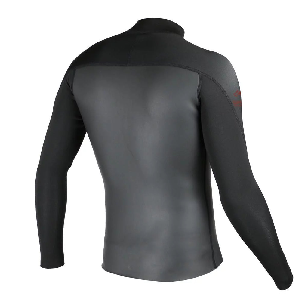 Camiseta térmica de neopreno manga larga para hombre Soöruz Guru 2 1 mm negra