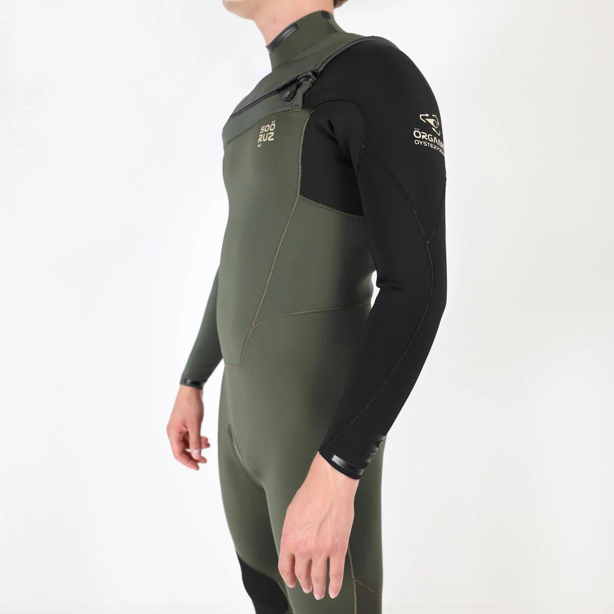 Traje de neopreno para hombre Soöruz Fighter 4 3 mm Chest Zip caqui