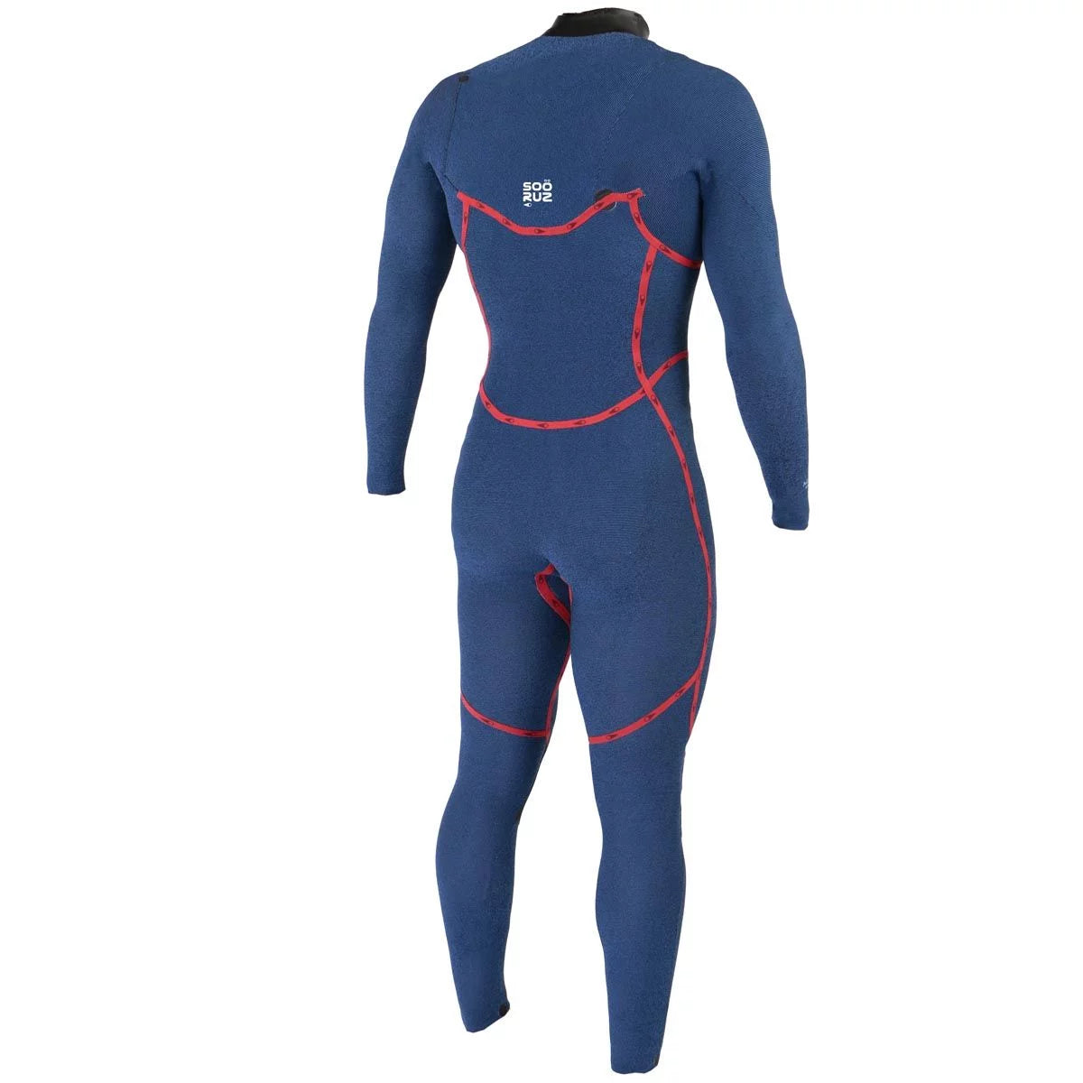 Traje de neopreno para hombre Soöruz Fighter 4 3 mm Chest Zip negro