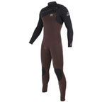 Traje de neopreno para hombre Soöruz Guru Pro 4 3 mm Chest Zip marrón
