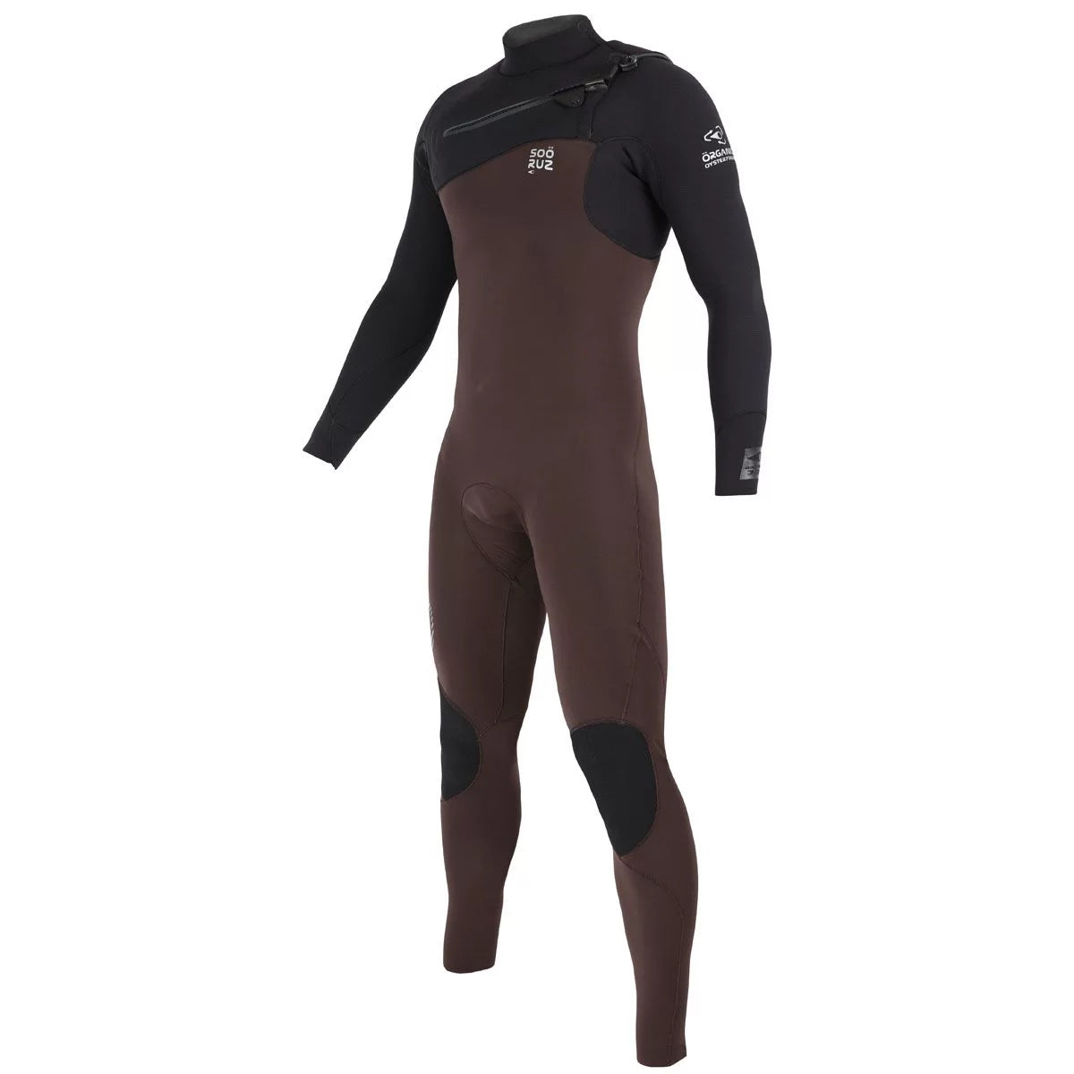Traje de neopreno para hombre Soöruz Guru Pro 4 3 mm Chest Zip marrón