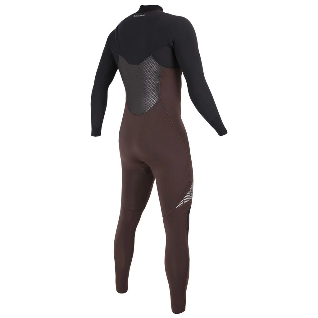 Traje de neopreno para hombre Soöruz Guru Pro 4 3 mm Chest Zip marrón