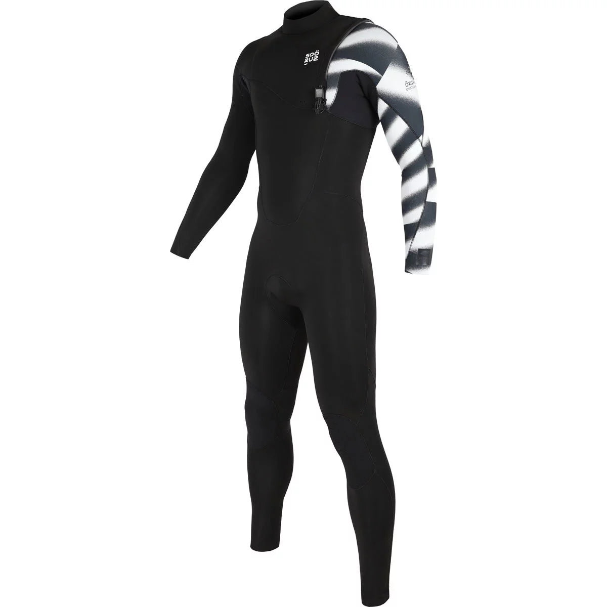 Traje de neopreno para hombre Soöruz Fighter 4 3 mm Zip Free negro