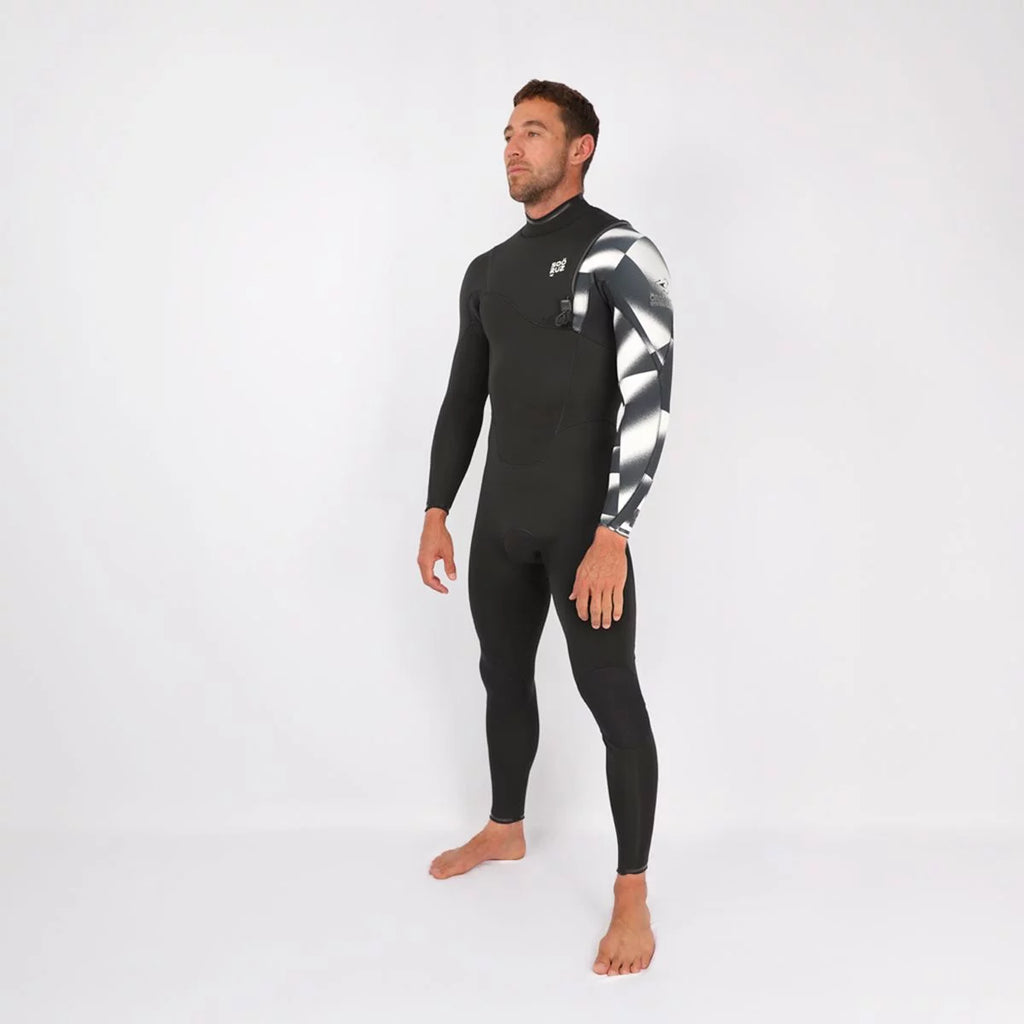 Traje de neopreno para hombre Soöruz Fighter 4 3 mm Zip Free negro