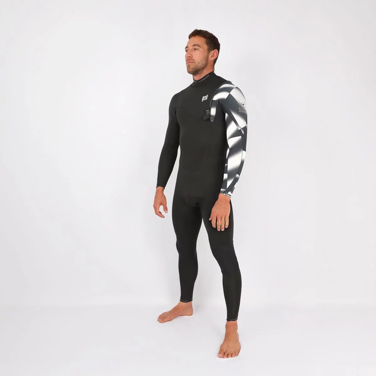 Traje de neopreno para hombre Soöruz Fighter 4 3 mm Zip Free negro