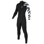 Traje de neopreno para hombre Soöruz Fighter 4 3 mm Chest Zip negro