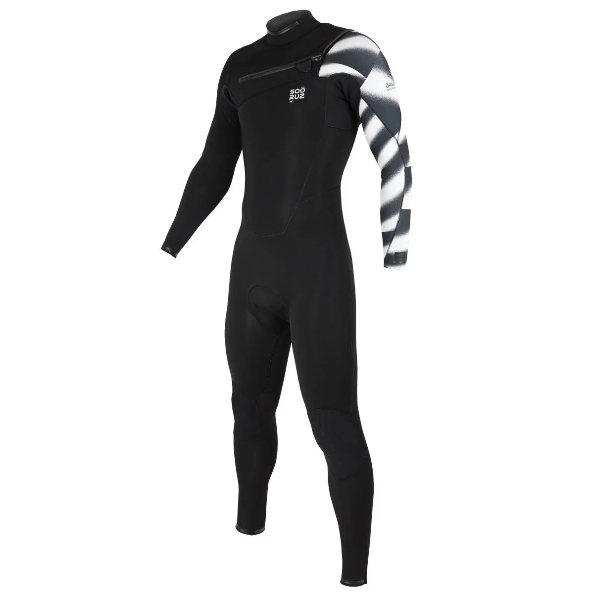 Traje de neopreno para hombre Soöruz Fighter 4 3 mm Chest Zip negro