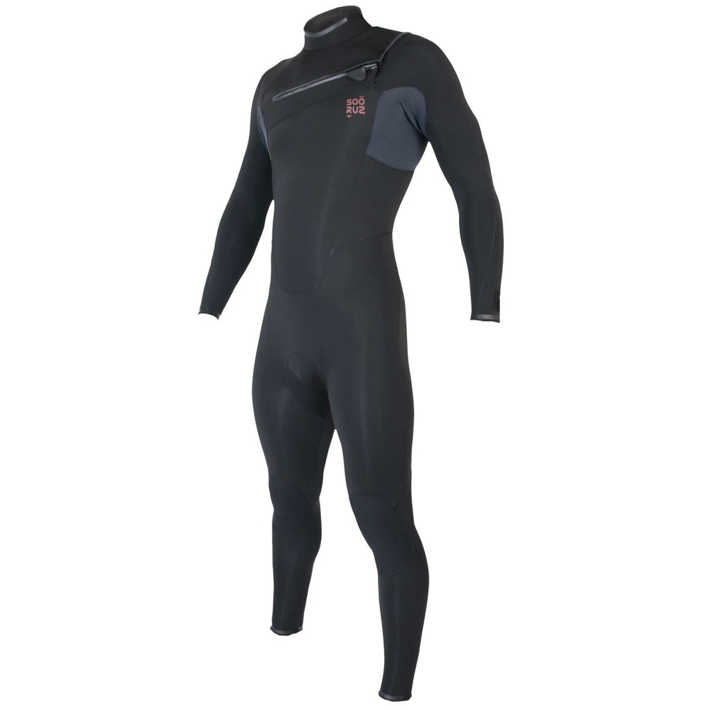 Traje de neopreno para hombre Soöruz Fighter 3 2 mm Chest Zip negro